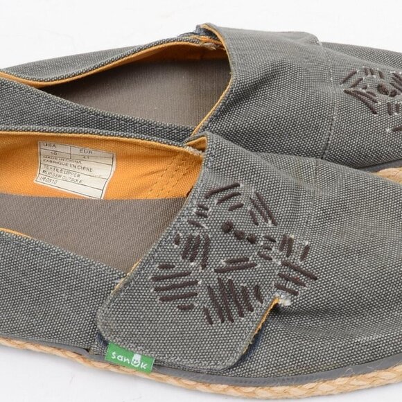 Sanuk Espadrille Embroidery Boho Beach Summer Flat Slip-on Women's 10 - Picture 5 of 9